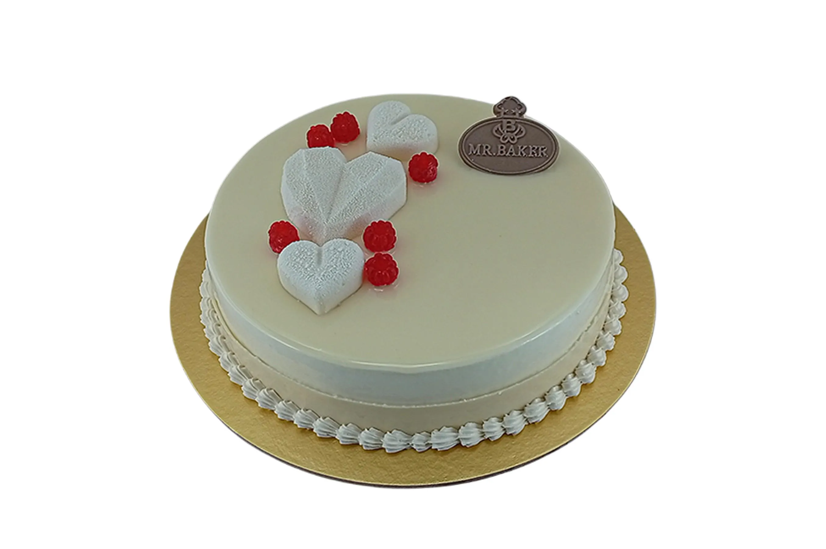 WHITE GANACHE CAKE
